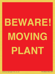 BEWARE! MOVING PLANT